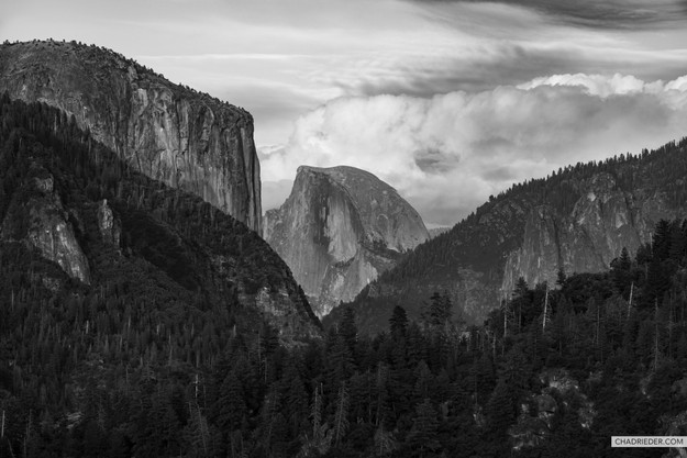 Yosemite Half Dome Big Oak Flat Road