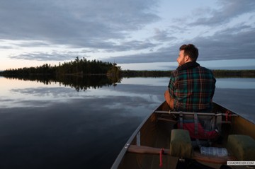 Gabbro Lake BWCA sunset