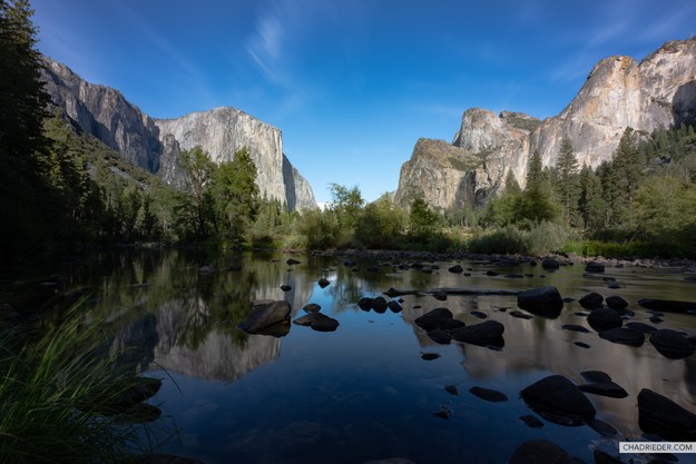El Capitan and Cathedral Rocks