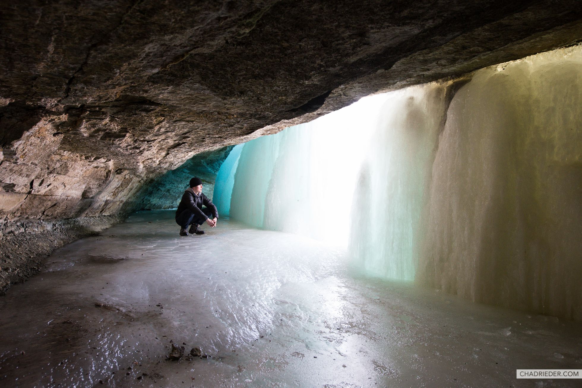 Minnehaha Falls frozen in winter | Chad Rieder