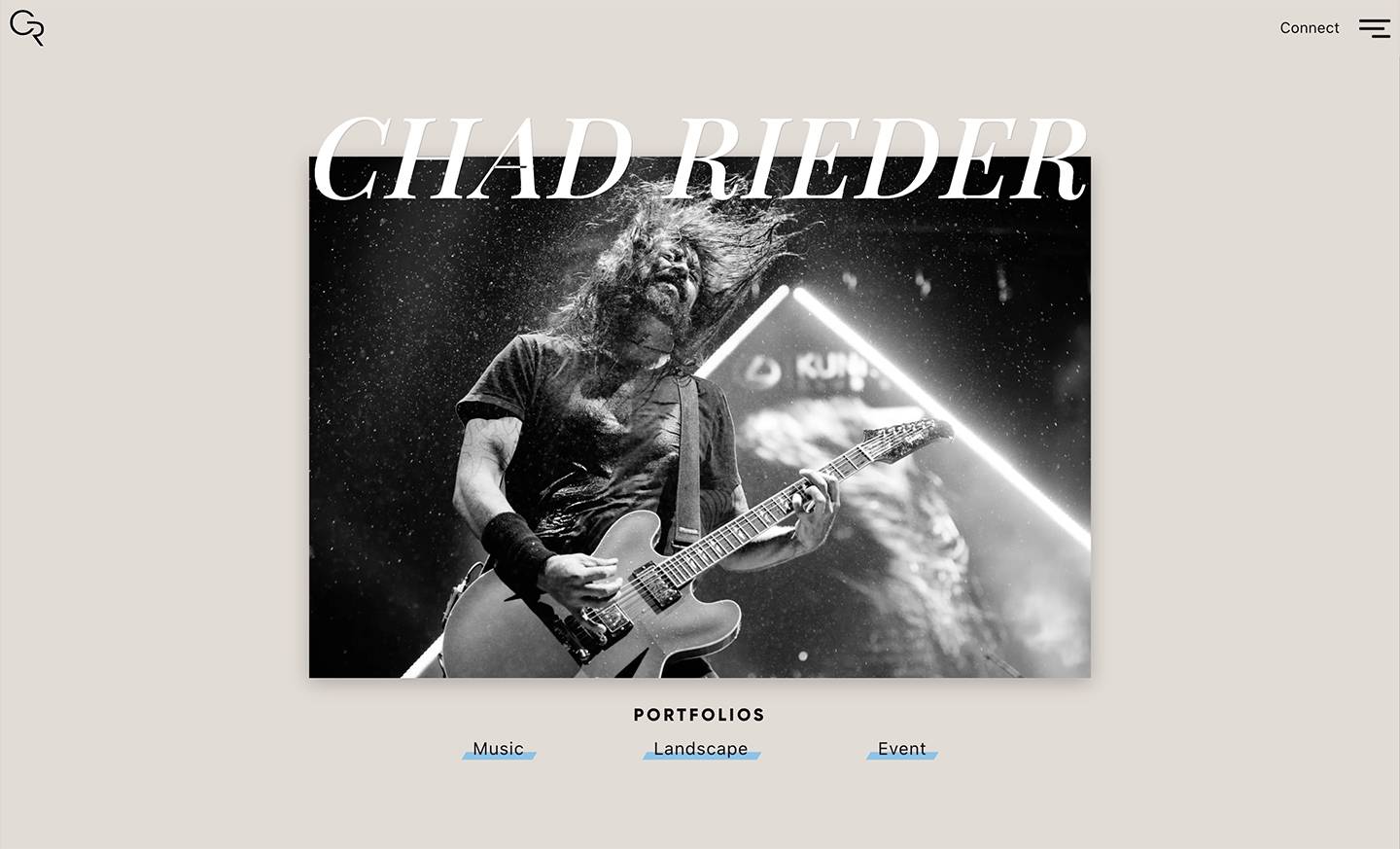 Chad Rieder Photography website